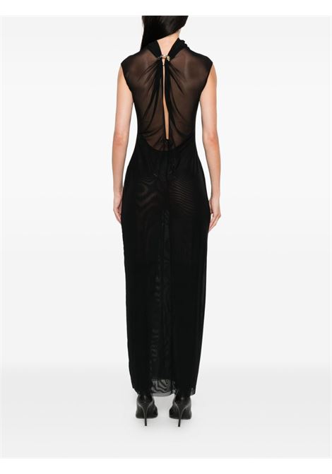abito lungo sequin donna nero JEAN PAUL GAULTIER | 25/03-W-DR022-M00100